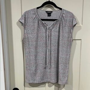 Liz Claiborne Multicolor Patterned Blouse